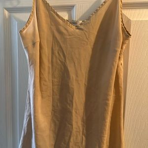 J crew, camisole, 100% silk, light nude